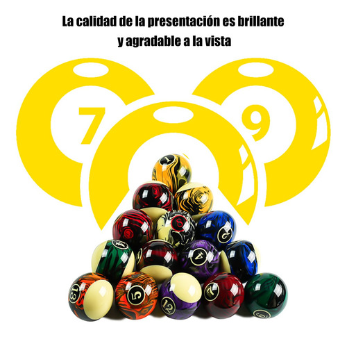 Billmart Premium Bolas De Billar Accesorios De Mesa