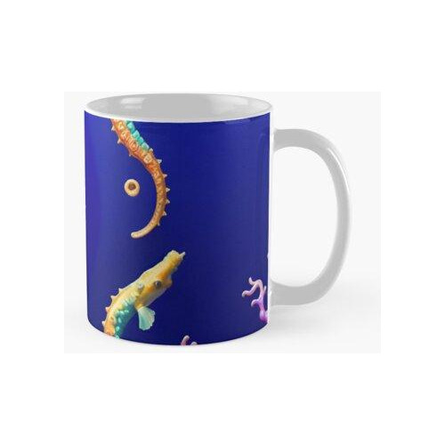 Taza Fantasia Of The Sea - Caballitos De Mar 530 Calidad Pre