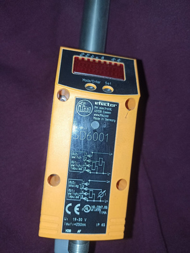Sensor Ifm Contador  De Aire Comprimido Sd6001 Original