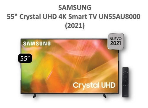 Tv 55  Crystal Uhd 4k Smart Tv Un55au8000  (modelo 2021)