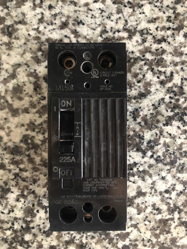 Breaker Principal Morocho General Electric 225a (Usado)