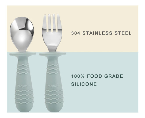 Set De 6 Utensilios De Silicona Y Acero Para Cocina