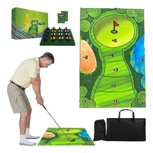 Juego De Golf Informal, Tapete De Golf Para Interiores Con 1