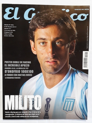 El Grafico Nº 4453 - Diego Milito Racing Campeon 2014!!