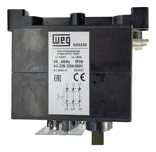 Chave Seccionadora Riw250 3h 250a Weg 11884214