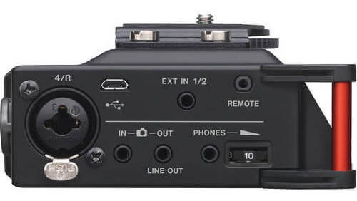 Gravador Digital Tascam Dr-70d Multi-track Com Mic Integrado Cor Preto Voltagem 110v/220v