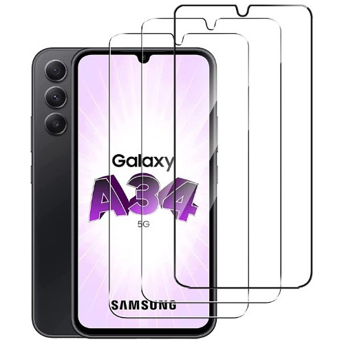 Vidrio Templado 9d Para Samsung Galaxy A34