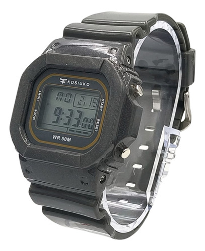 Reloj Kosiuko Digital Crono Calendario Alarma Luz Impecable