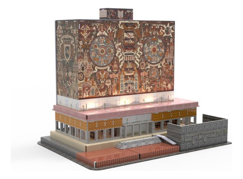 Rompecabezas 3d Biblioteca Central De La Unam 96 Piezas