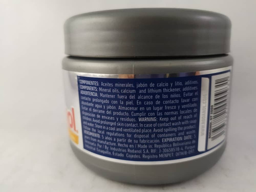 Imagen 5 de 5 de Grasa Especial Para Tripoide Gt-2000 / Marca Rodanol Negra