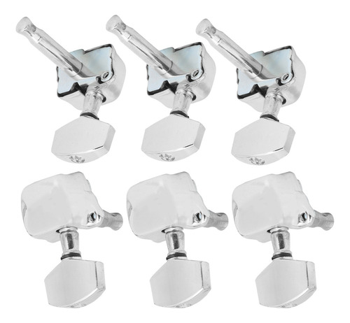 Tecla De Afinación De Cuerdas Para Guitarra Semicerrojada, 3