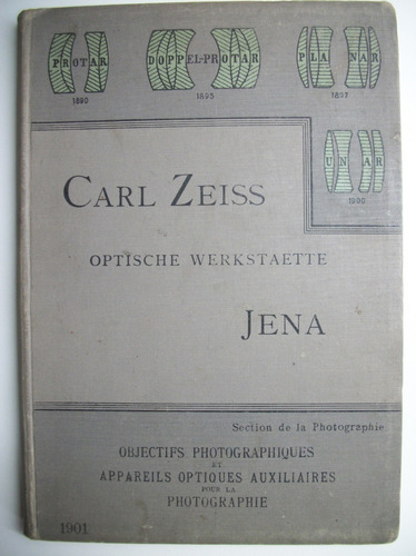 Carl Zeiss Optische Werkstaette Jena Fotografia 1901    C127