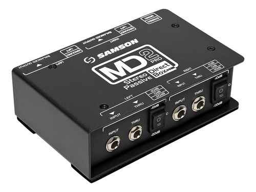 Md2 Pro Stereo Passive Direct Box