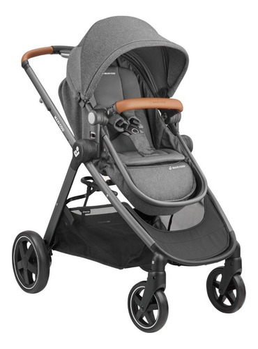 Carrinho de bebê de paseio Maxi-Cosi Anna sparkling grey com chassi de cor cinza