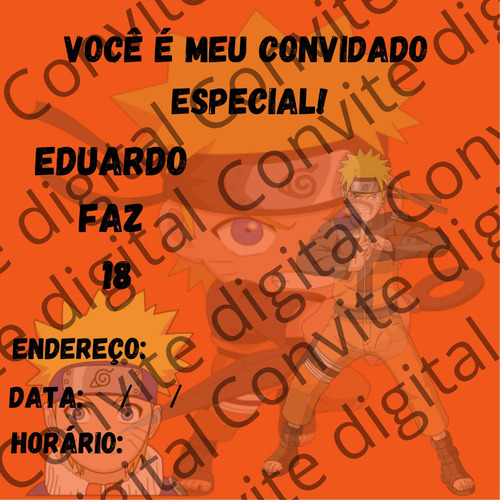 Imagem 4 de 6 de Convites Digitais Personalizados