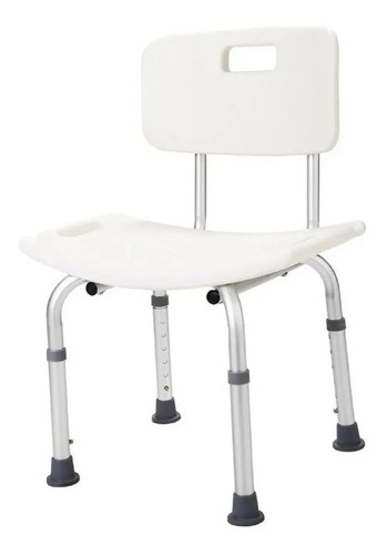 Imagen 6 de 9 de Silla Ducha Baño Antiderrapante Adulto Respaldo Ortopedica