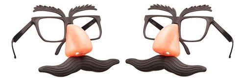 Óculos Com Bigode Nariz E Sobrancelha Festa Fantasia