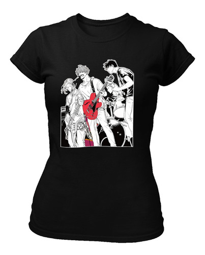 Playera Negra Anime Given Concierto