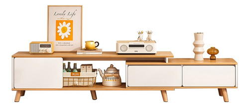 Mueble Mesa Para Tv Moderno Minimalista  140cm Con Puertas