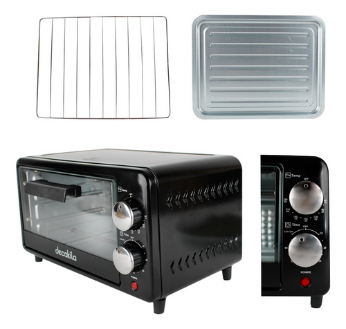 Horno Electrico 10 Litros 120 V 650w Kuev022b Color Negro