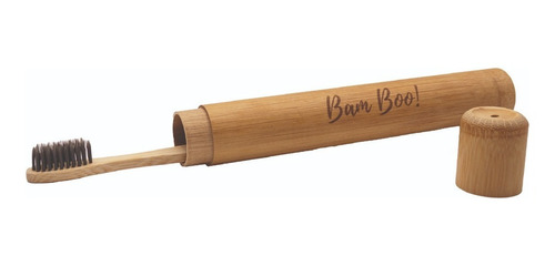Imagen 4 de 7 de Estuche De Bambú Con Cepillo De Dientes Bam Boo! Lifestyle
