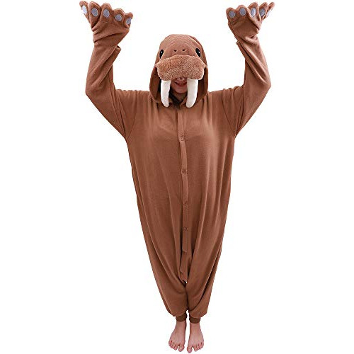 Animal Onesie Walrus Pajamas Jumpsuit Ropa De Dormir Plush O