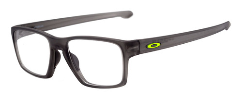 Óculos De Grau Oakley Litebeam Satin Grey Smoke Lente 5,5 Cm