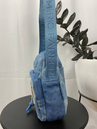 Bolso Dom de vaqueros Pontinha De Macaw de Farm Da Gema
