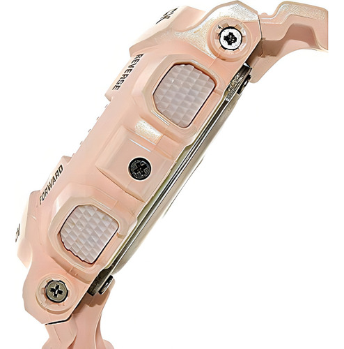 Reloj Deportivo Esfera Dorada Y Rosa Cuarzo Rosa Damas