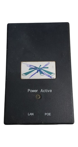 Adaptador Over Ethernet Poe De 24 Volts 1 Amp 24 V Com Rj45 