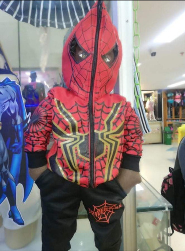 Sudadera O Disfraz Para Niño De Spiderman