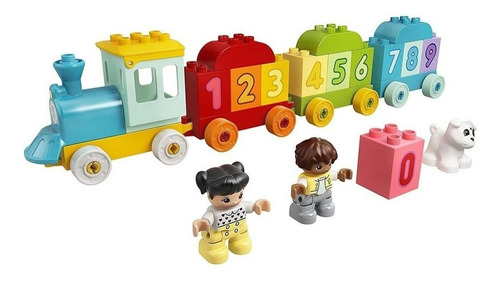 Imagem 4 de 5 de Blocos de montar Lego Duplo Alphabet truck 36 peças em caixa