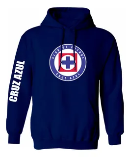 Sudadera Mod Cruz Azul Celestes Liga Mx Estampado En Vinil