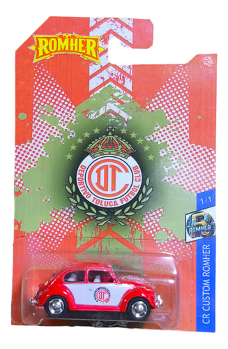 Custom 1:64  Vocho De Club Toluca  Custom De Futbol