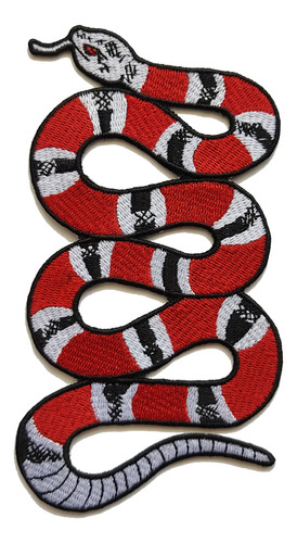 Parche Bordado Serpiente Moda Snake Culebra Tendencia Ropa