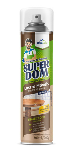 Spray Lustra Moveis Domline Brilho Protege Laminados Couro