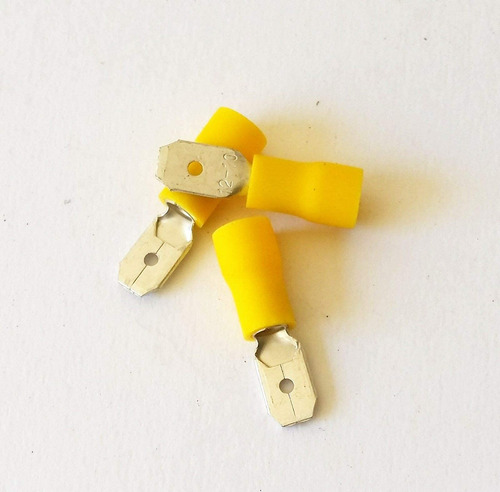Terminal Preaislado Pala Macho 6.5mm X 50 Unidades 4 / 6mm