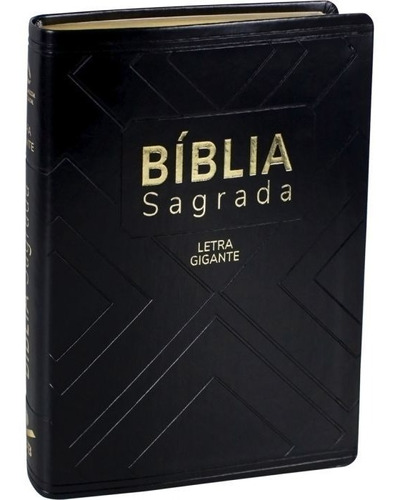 Bíblia Sagrada Letra Gigante Preta Nova Almeida Atual Sbb