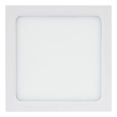 Luminária Led Quadrada Sobrepor 28,5cm 6500k 24w Brilia