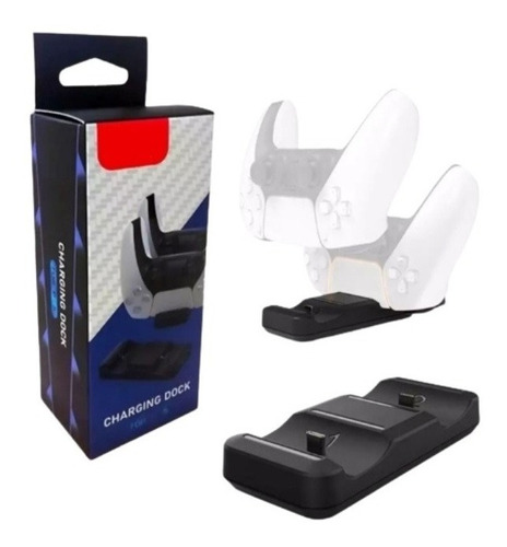 Cargador Dual Para Mando Joystick Ps5 Soporte Control 