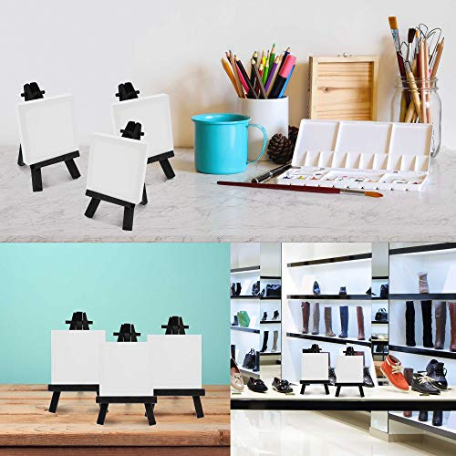 Minicaballete De Madera 5 Negro Pack 24 Unidades