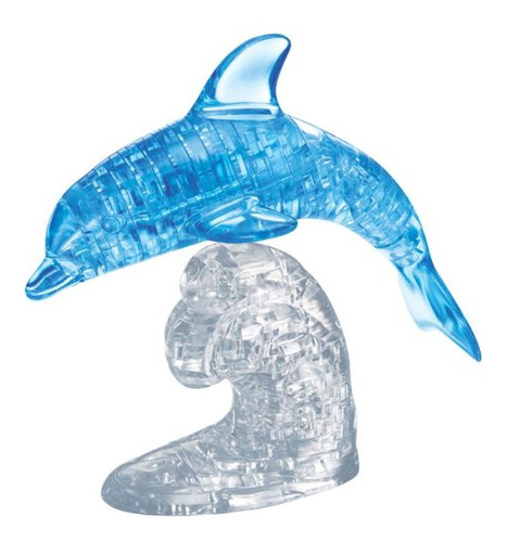 Rompecabezas De Cristal Original 3d  Deluxe Dolphin