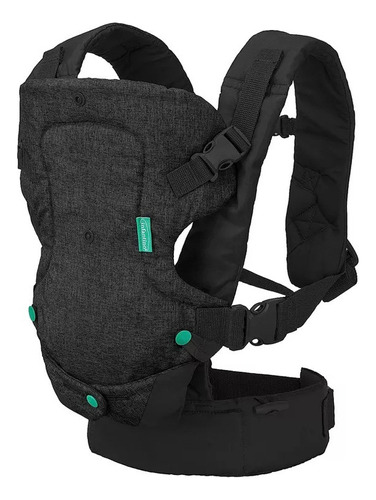 Cochecito De Bebé, Ergonómico, Regulable De 0 A 3 Color Negro