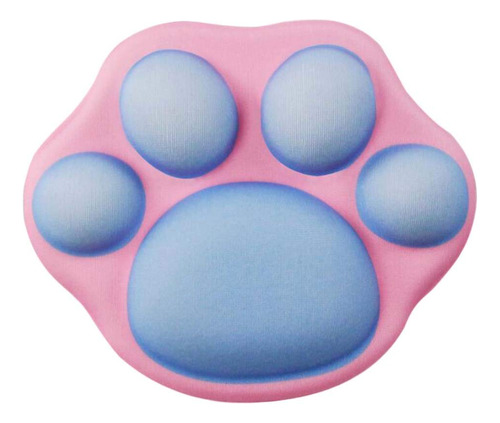 Cojin Muñeca Gel Silice Para Raton Diseño Pata Gato Color