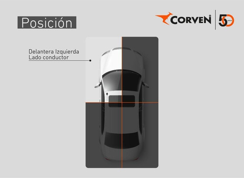 Imagen 2 de 6 de Parrilla De Suspensión Corven Peugeot 206 Izq.