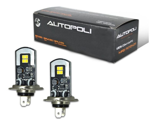 Auto Led Encaixe H7 10w 1300 Lumens 12/24v Autopoli Unitário