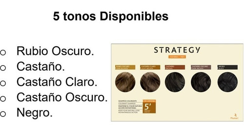 Strategy Shampoo Colorante Rubio Oscuro Efecto Inmediato