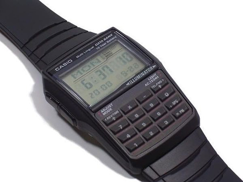 Reloj Casio Calculadora Databank Modelo Dbc-32-1a Retro