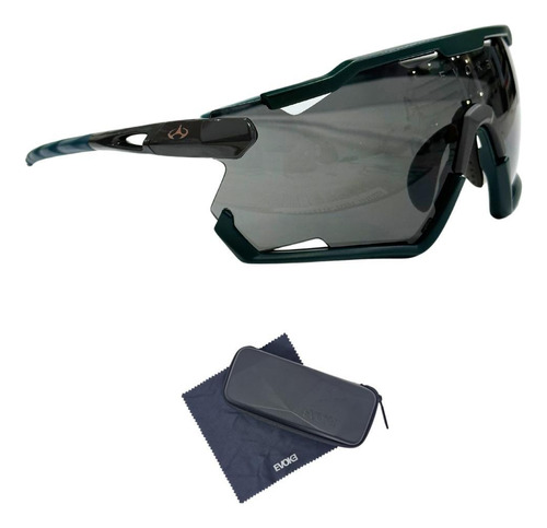 Óculos De Sol Evoke Elp 01 D11 Petroil Blue Black Gray