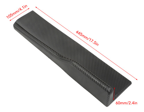 Faldón Lateral Trasero De Fibra De Carbono, Estilo Universal